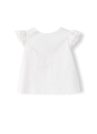 Top en satin - White