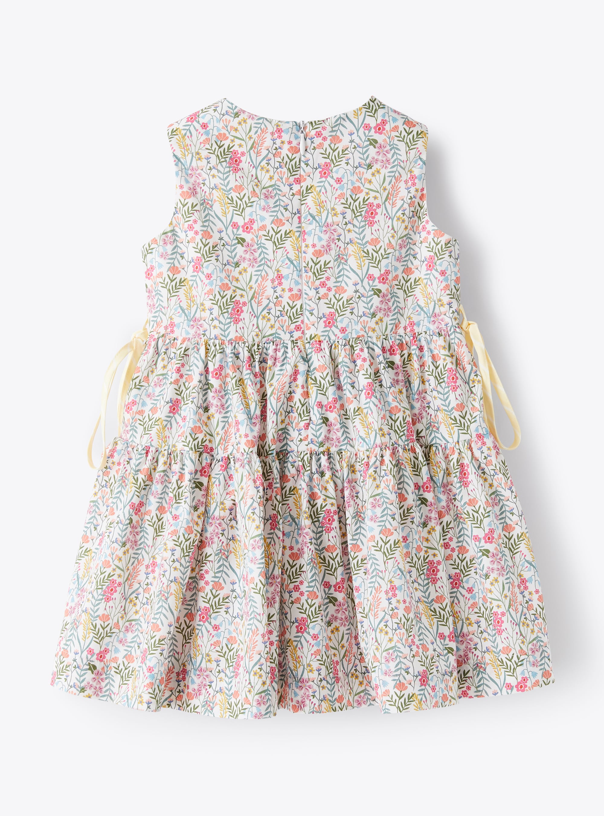 Gathered sleeveless dress - Sage Green