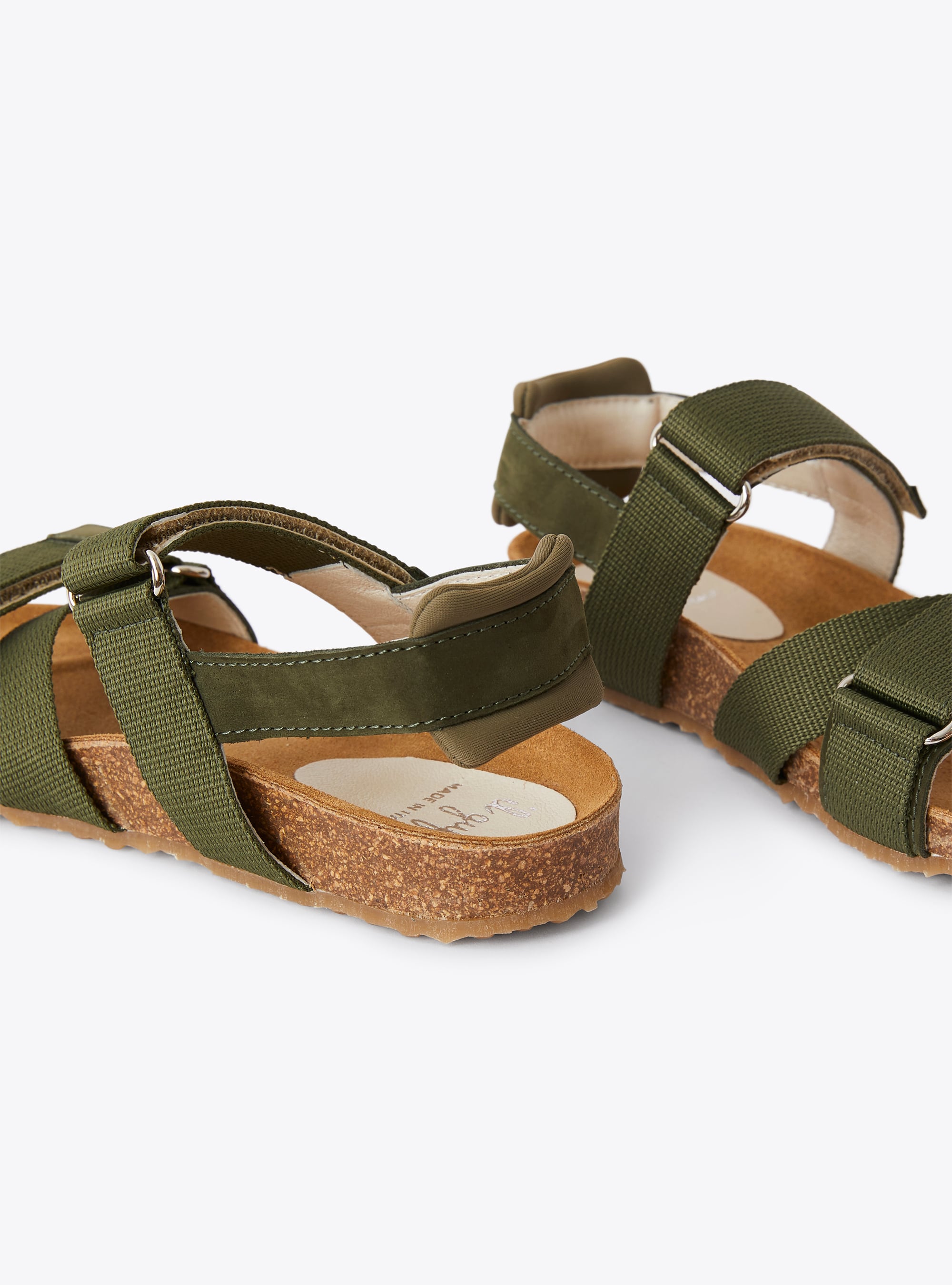 Leather sandals - Hunter Green