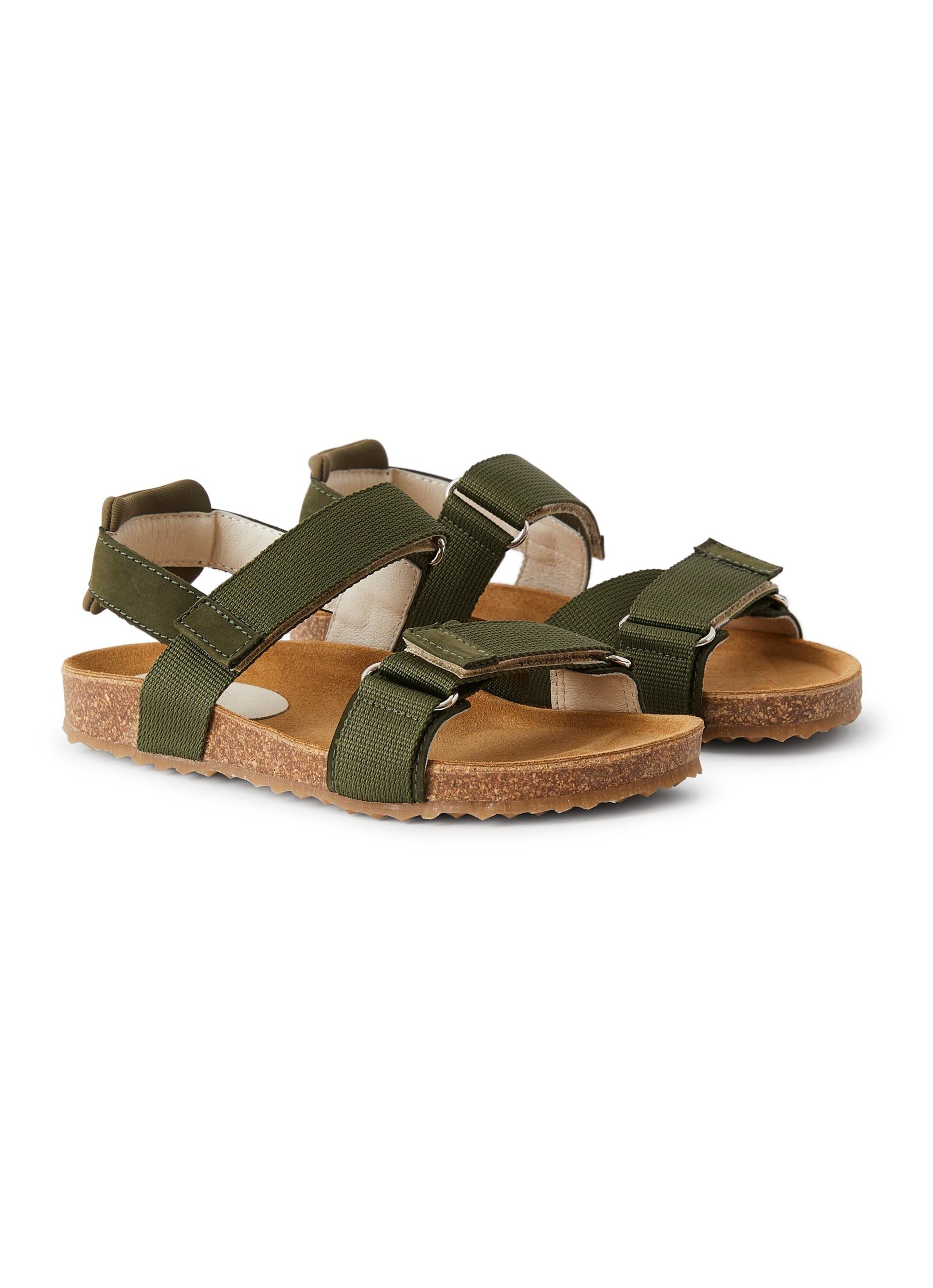 Leather sandals - Hunter Green