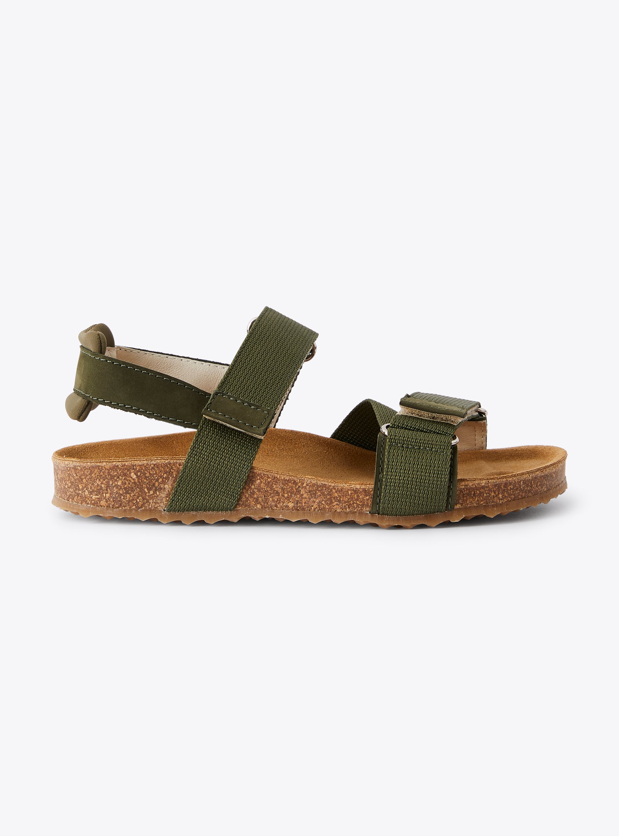 Leather sandals - Hunter Green