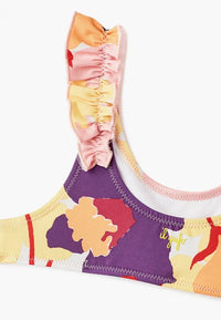Two-piece swimming costume with ruffles - Aragosta
