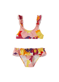 Two-piece swimming costume with ruffles - Aragosta