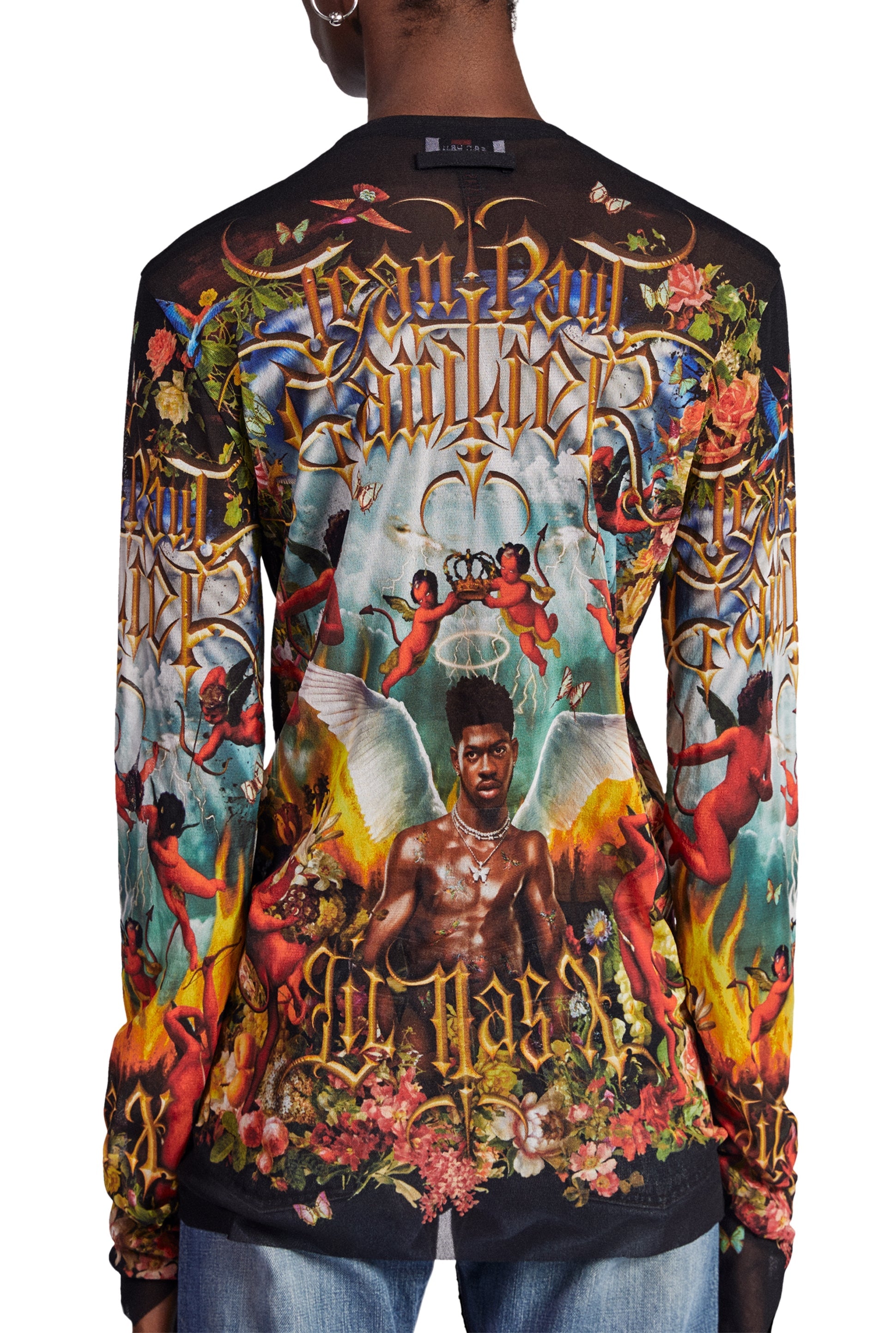 Top JPG x Lil Nas en tulle - Multicolor