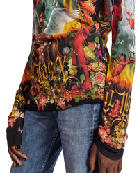 Top JPG x Lil Nas en tulle - Multicolor
