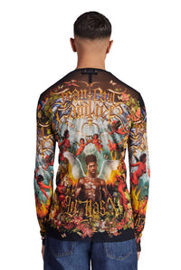 Top JPG x Lil Nas en tulle - Multicolor