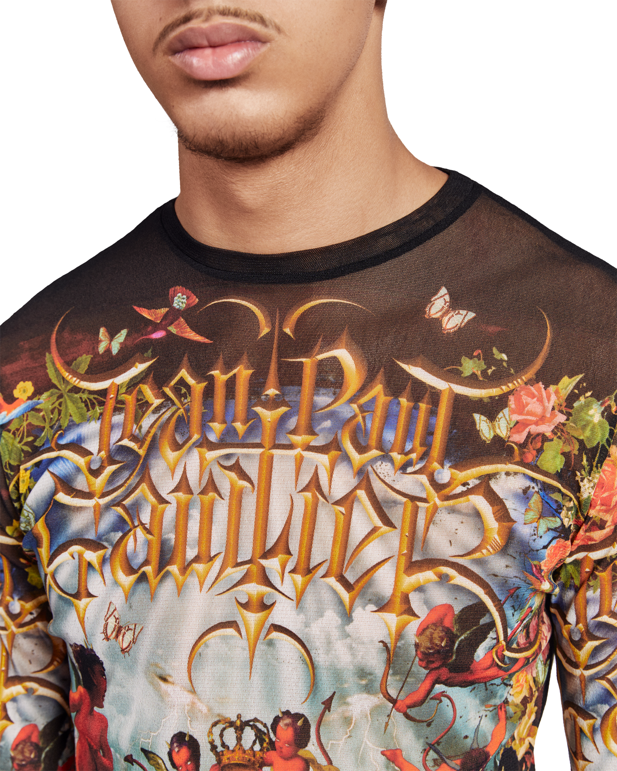 Top JPG x Lil Nas en tulle - Multicolor