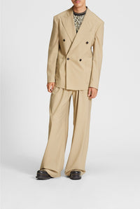 Blazer Les Punks en laine - Beige & Ecru