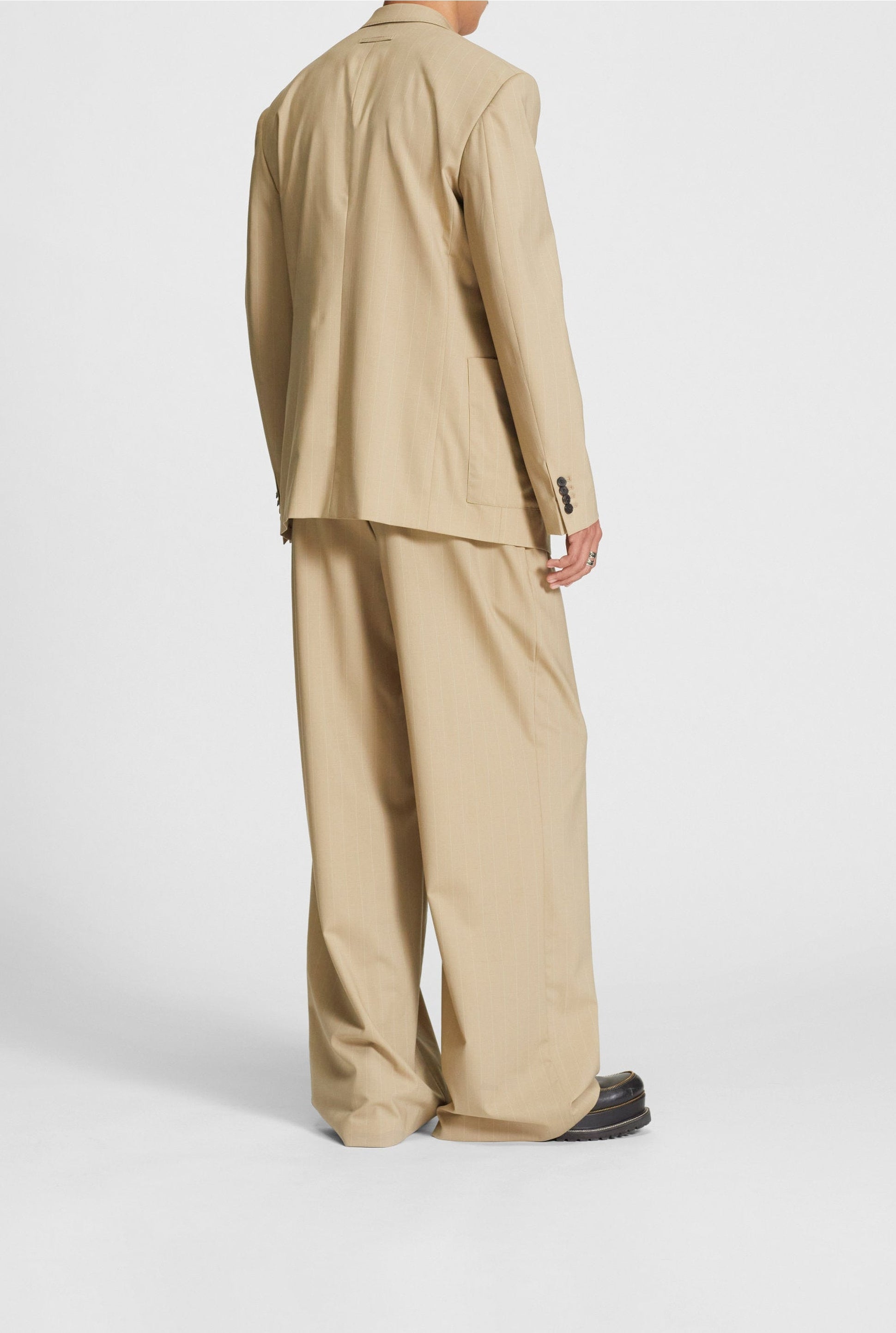 Blazer Les Punks en laine - Beige & Ecru