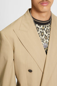 Blazer Les Punks en laine - Beige & Ecru