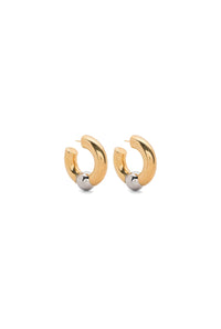 Boucles d'oreilles unisexes Tube - Goldsilver