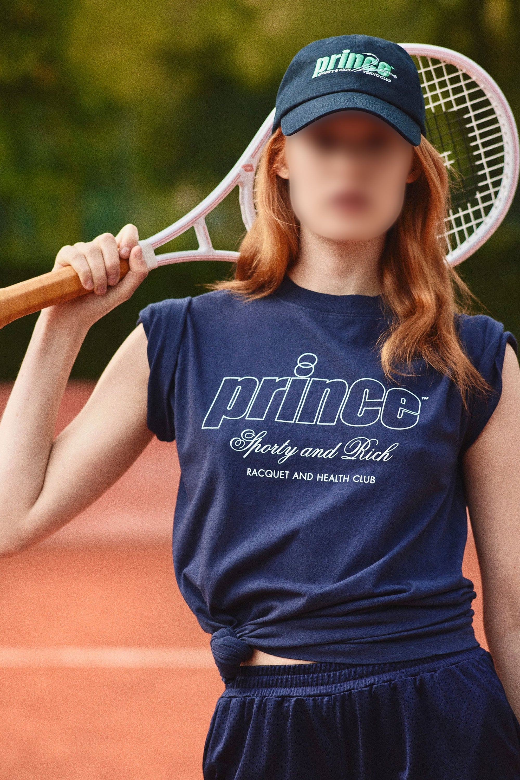 Short ajouré à taille élastique - Navy
