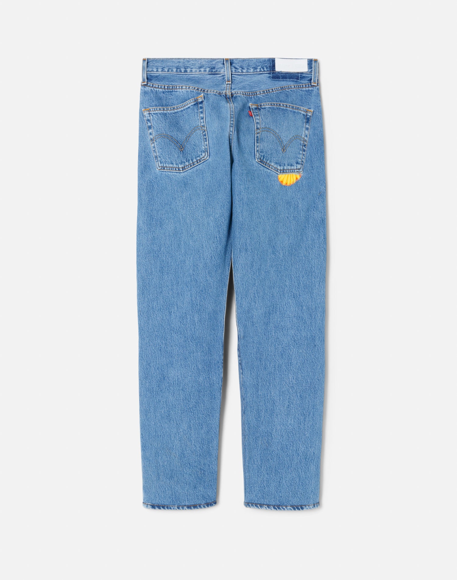 Patched Up 501 Straight Jeans - Assorted Indigo Floral