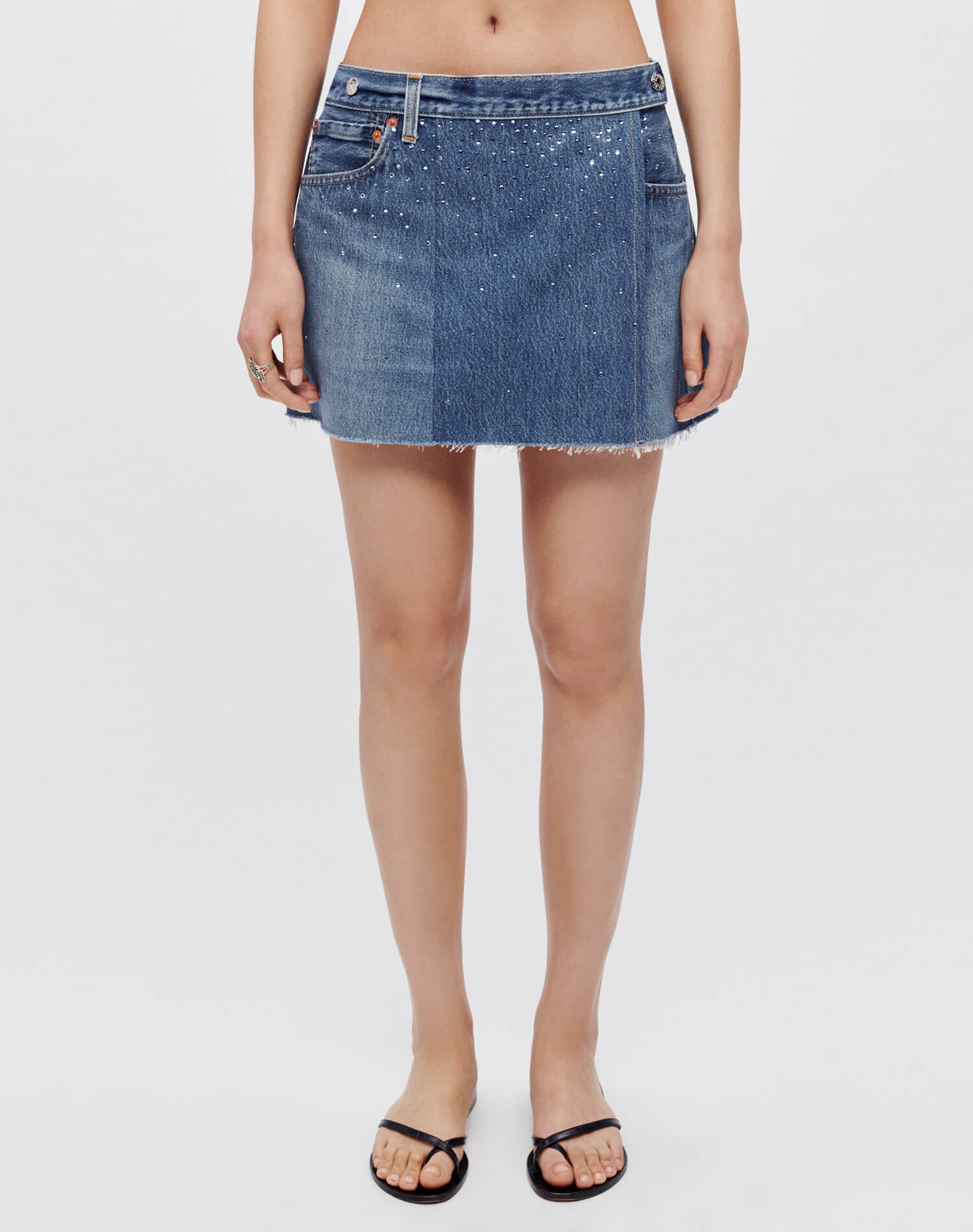 Wrap skirt - Indigo