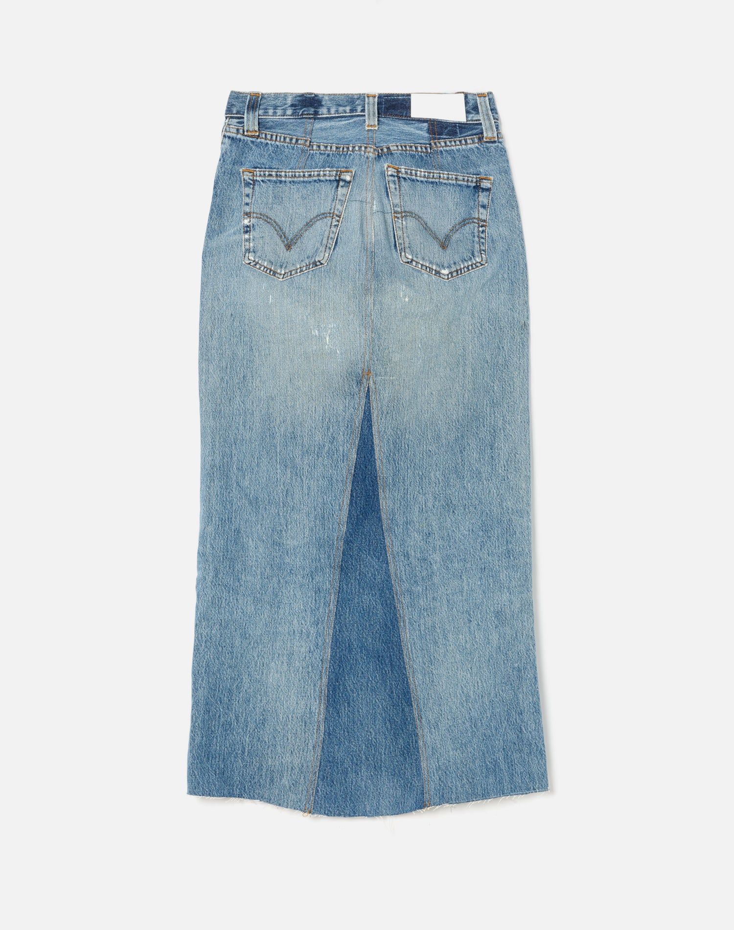 Jupe longue en jean - Indigo