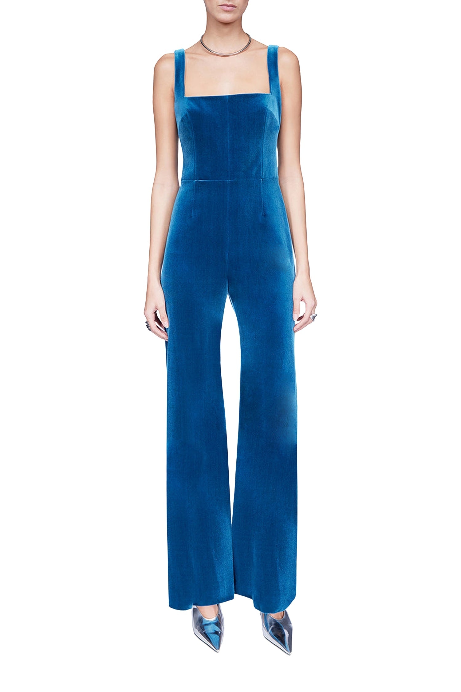 Combinaison Vesper en velours - Lagoon
