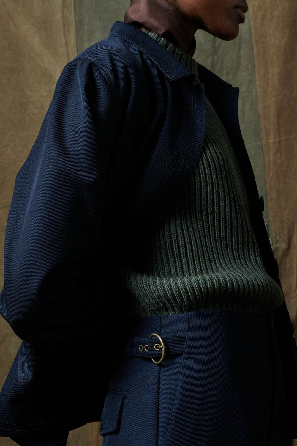 NAVY VESTE CASUAL FABIEN