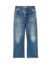 70's loose flare jeans - Indigo