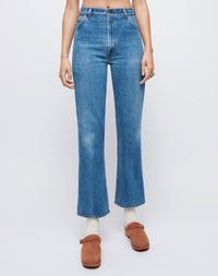 70's loose flare jeans - Indigo