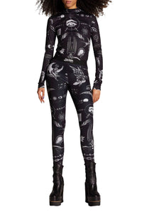 Legging unisexe JPG x Sacai imprimé - Black