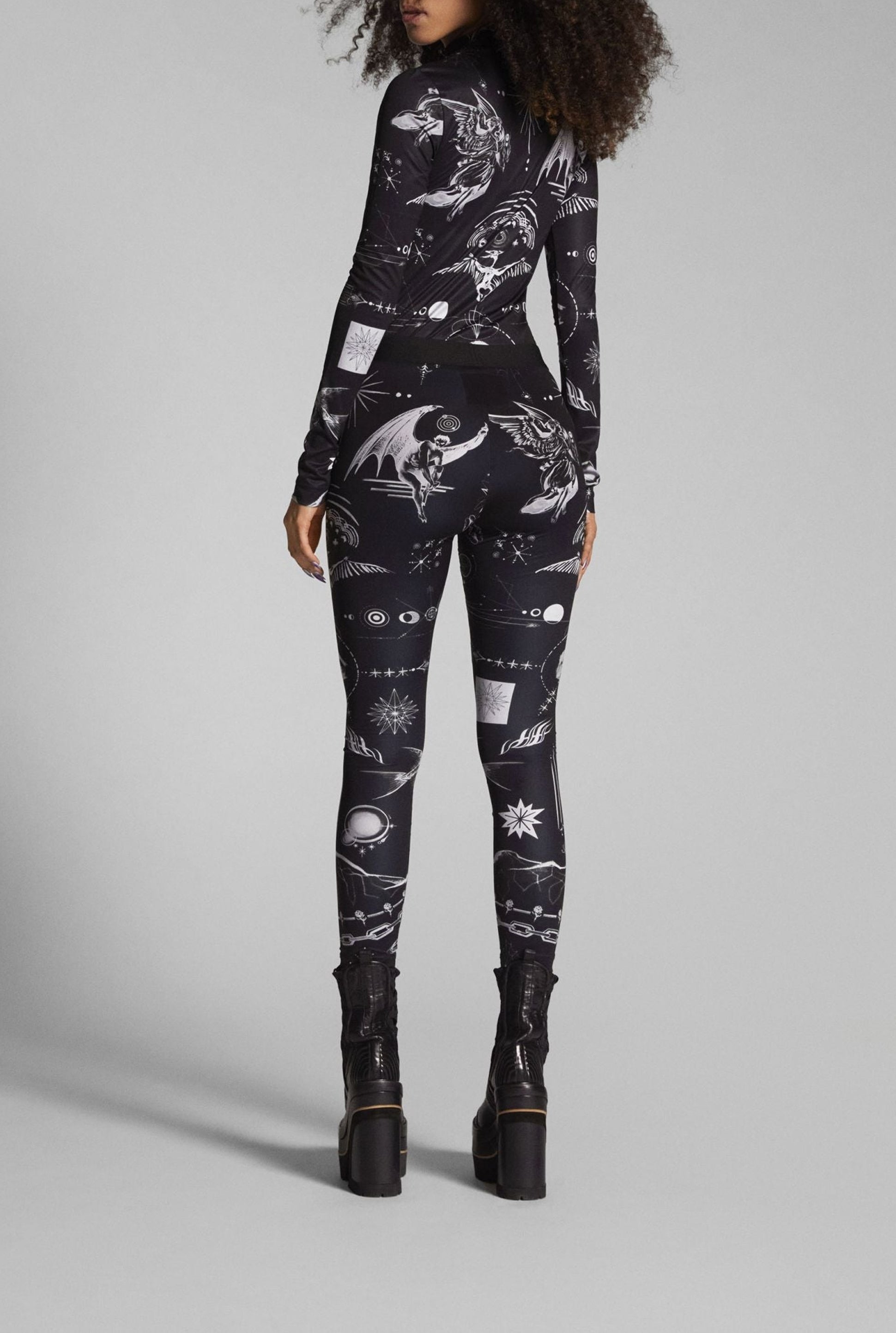 Top JPG x Sacai imprimé - Black