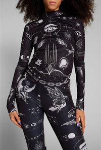 Legging JPG x Sacai imprimé - Black
