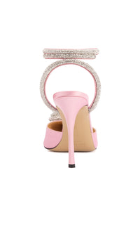 Triple Heart 110 strappy pumps with rhinestones - Pink