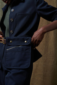 NAVY VESTE CASUAL FABIEN