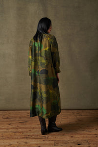 MULTICO VERT ROBE CHAINE & TRAME SAVANE