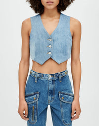 Top sur mesure - Indigo