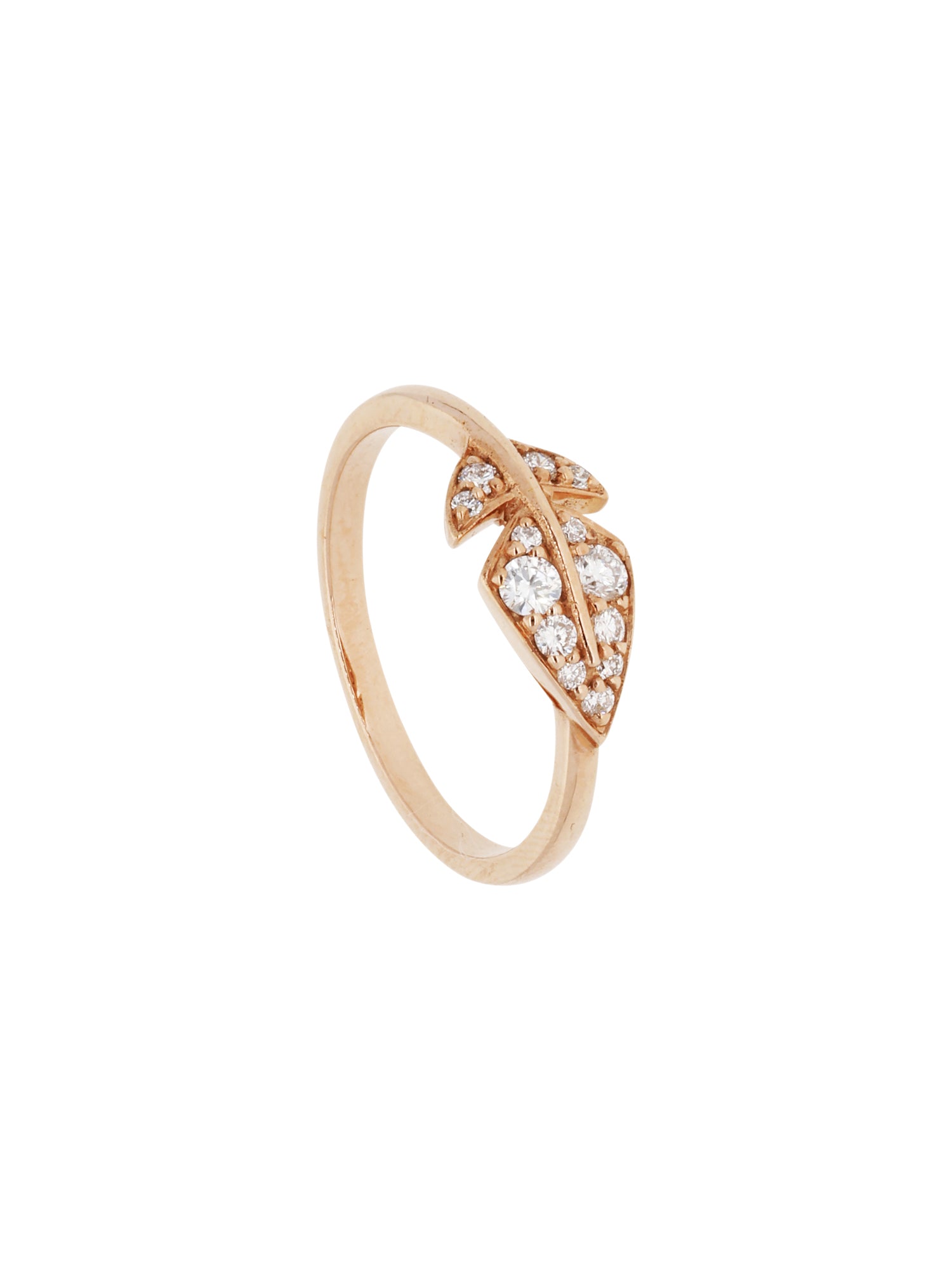 2qty NEW / Or rose 18 ct Bague Comme une Plume en or rose 18 carats // RECO : 445€