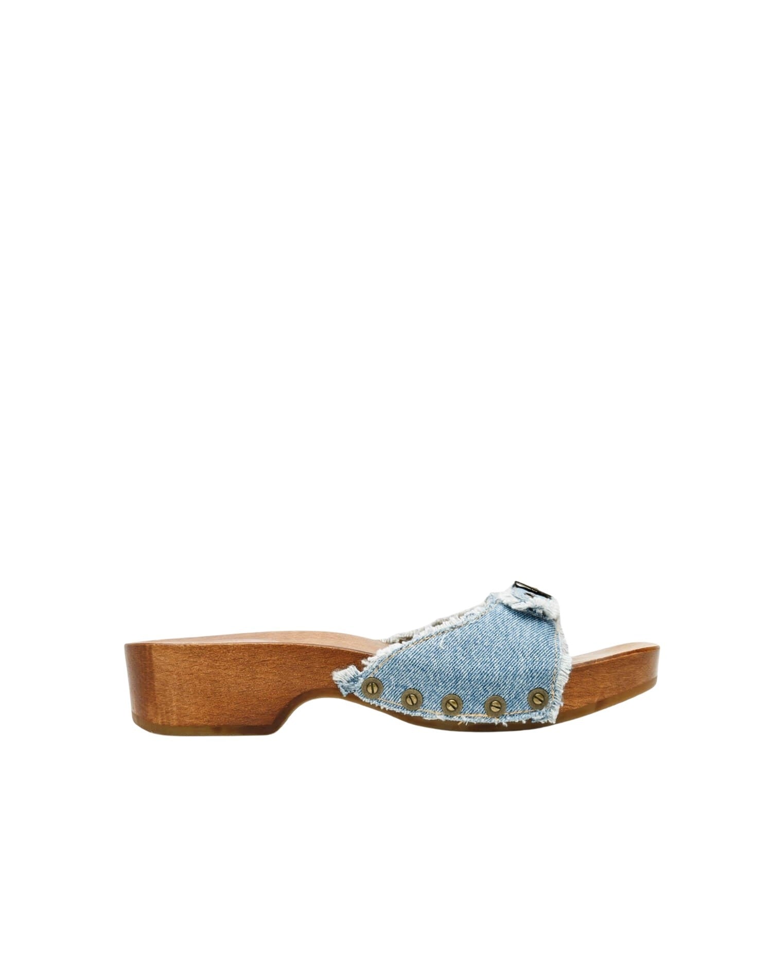 Scholl 45 clog sandals - Washed Denim