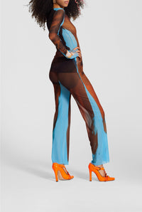 Pantalon Les Punks en tulle - Multicolor