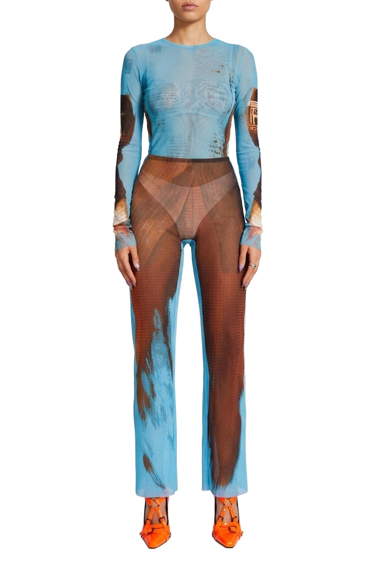 Pantalon Les Punks en tulle - Multicolor