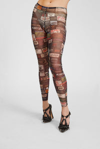 Legging Les Punks en tulle - Black & Red & Green