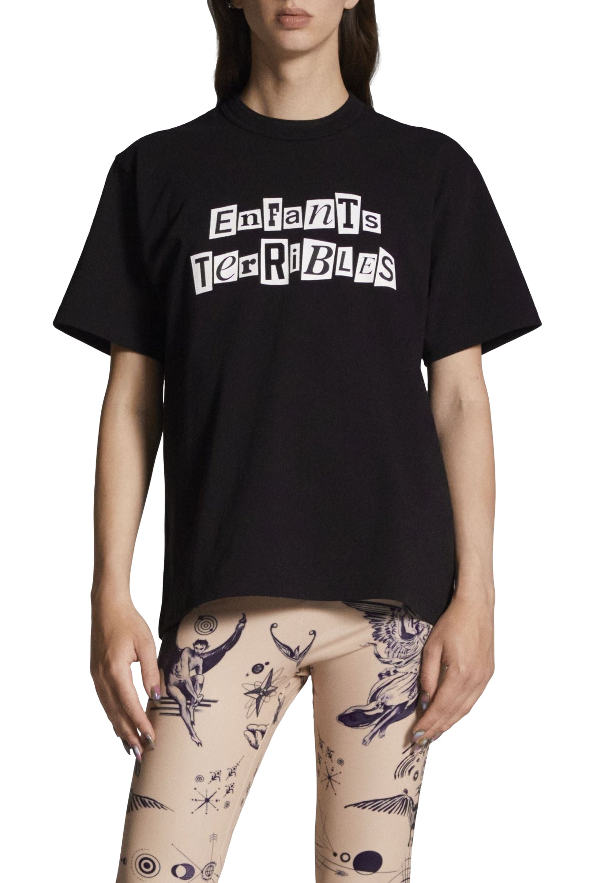 T-shirt JPG x Sacai imprimé - Black