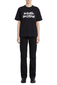 JPG x Sacai unisex print T-shirt - Black