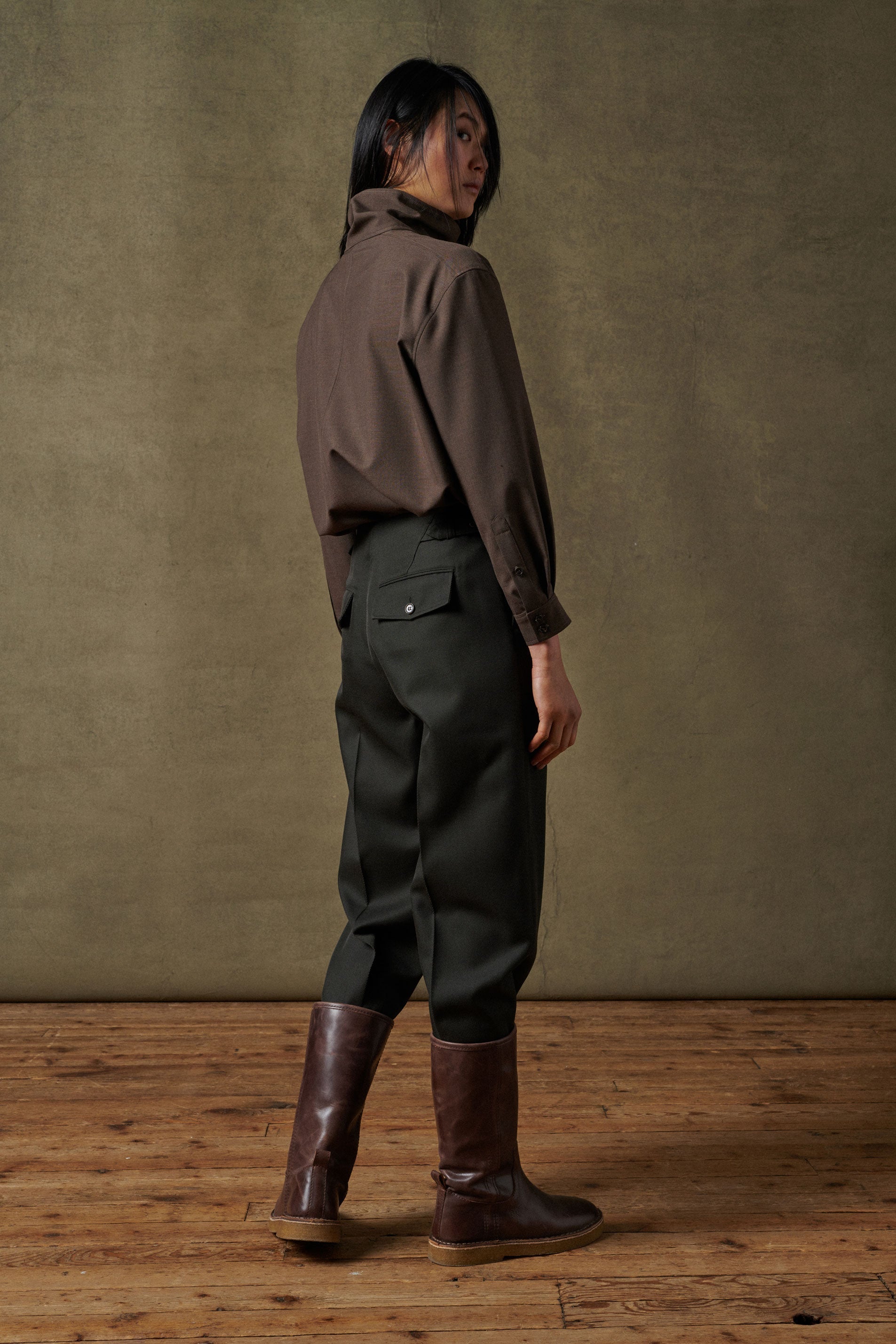 MARRON BLOUSE NORA