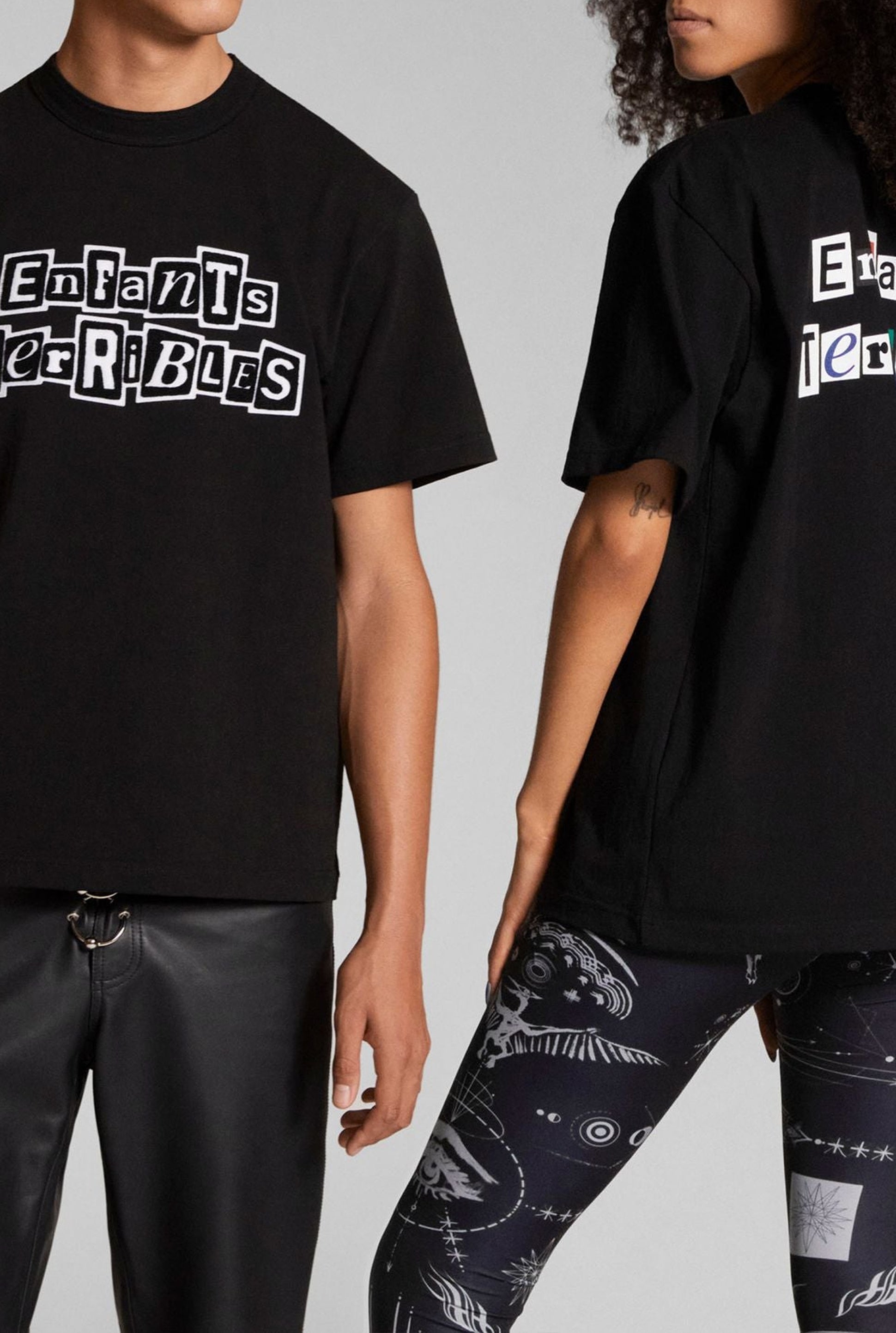 T-shirt JPG x Sacai imprimé - Black