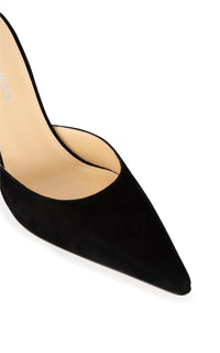 Special Heart 85 strappy pumps in leather - Black