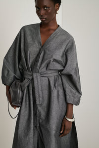 NOIR/ECRU ROBE CHAINE & TRAME DAILY