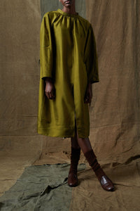 KAKI ROBE CHAINE & TRAME SASKIA