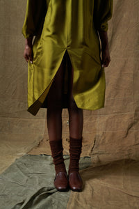 KAKI ROBE CHAINE & TRAME SASKIA
