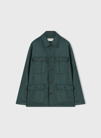 GREEN SAHARIENNE JACKET