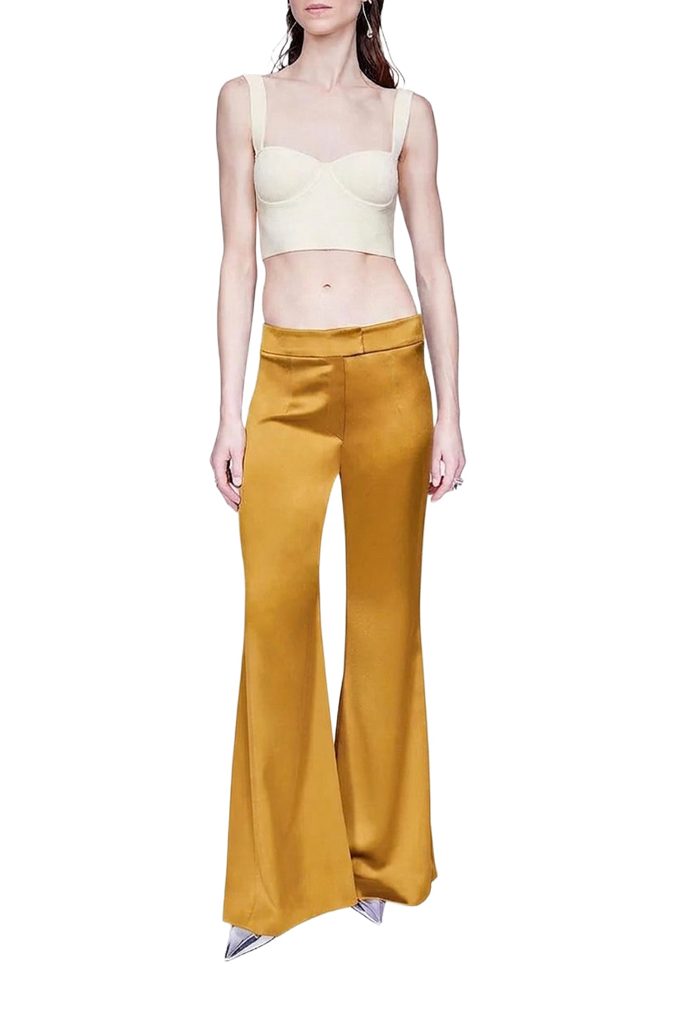 Pantalon Julianne à taille haute - Toffee