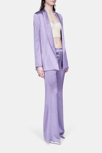 Blazer Julianne en satin - Purple Steel