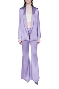 Blazer Julianne en satin - Purple Steel