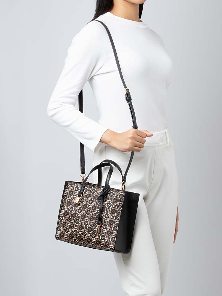 Petit sac à bandoulière Grind imprimé - Black Multicolor
