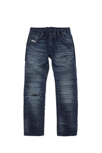 Pantalon délavé en denim - Denim