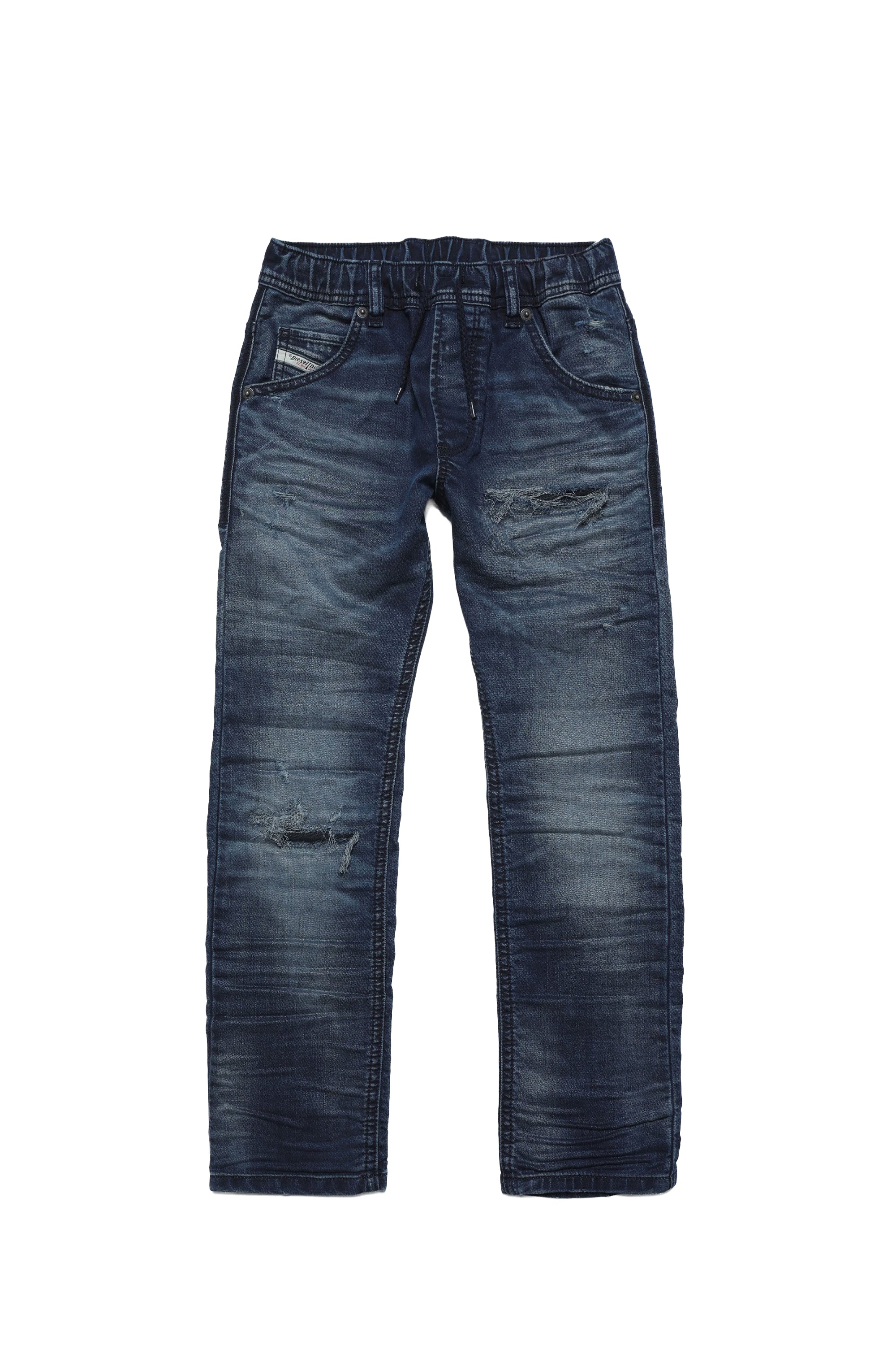 Pantalon délavé en denim - Denim